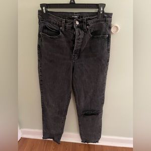 Old navy black jeans mom jeans